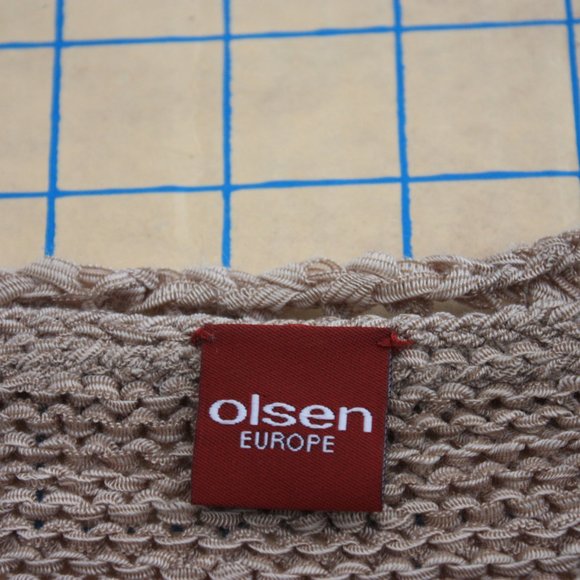Olsen - Tan Sweater, Size S - Picture 5 of 7